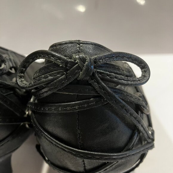 ALDO Heels ALDO Pumps Black Leather US Size 8.5 Like New Heels 2.5 inches - Picture 2 of 16